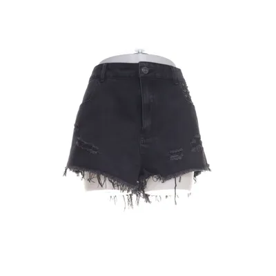 Jeansshorts (Svart) från Killstar Bomull, Elastan