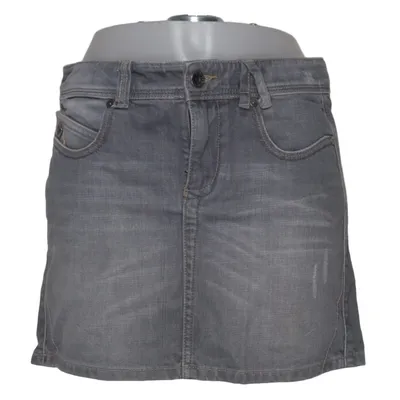 Jeanskjol (Grå) från Benetton Jeans Bomull