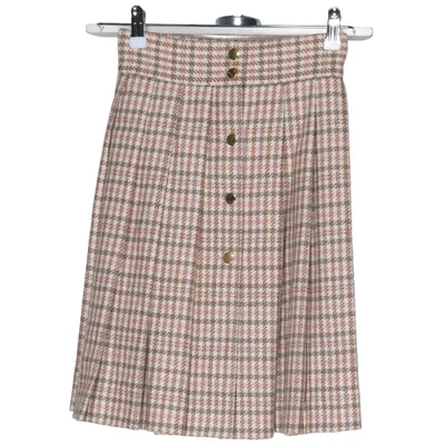Rok (Roze, Bruin, Wit) van Laura Biagiotti Polyester, Wol