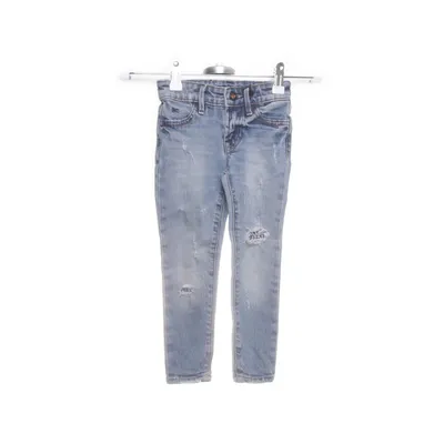 Spijkerbroek (Blauw) van Denham Katoen, Polyester, Elastaan, Leer