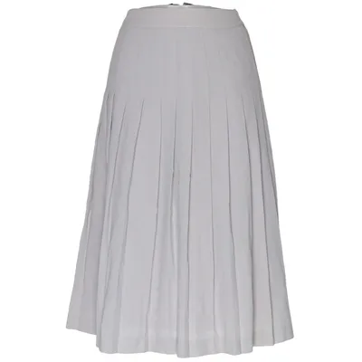 Skirt (Gray) from Trevira Polyester, Wool