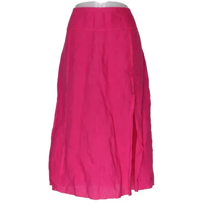 Jupe (Rose) de Prêt à Porter Lin, Polyester, Viscose