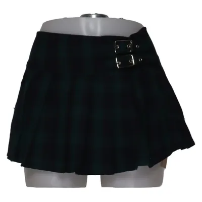Jupe (Vert, Noir) de Lip Service Polyester, Viscose