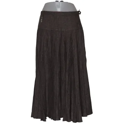 Maxi skirt (Brown) from Birgitta Acetate