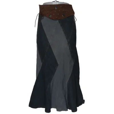 Denim skirt (Blue, Multicolored) from Budy Jeans Cotton, Elastane, Polyester