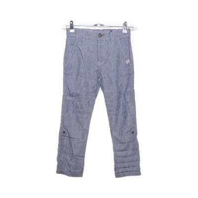 Broek (Blauw) van H&M Linnen, Katoen