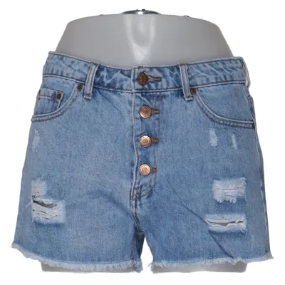 Short en jean (Bleu) de Forever 21 Coton