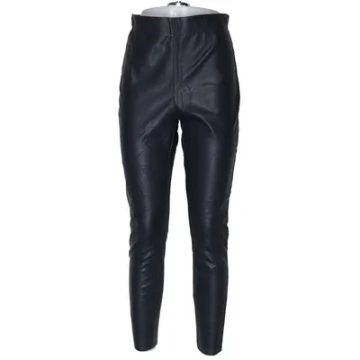 Leren broek (Grijs) van H&M