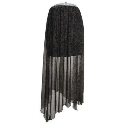 Maxi rok (Groen, Zwart) van Romwe Polyester