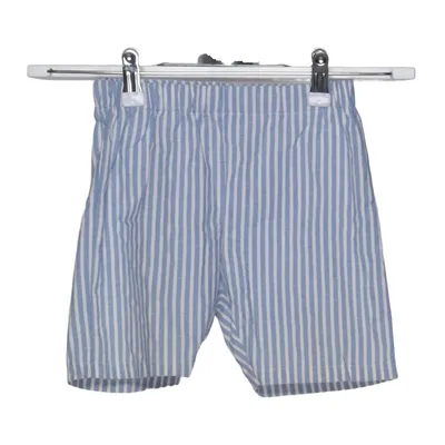 Shorts (Blue, White) from Mimirose Cotton, Polyester