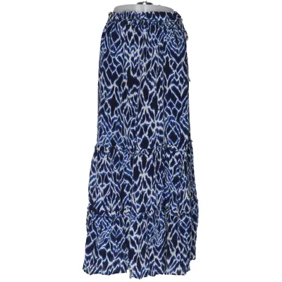 Långkjol (Blå, Vit) från MOLIIN Polyester, Viskos