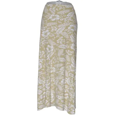 Jupe longue (Beige, Blanc) de Mariposa Élasthane, Viscose