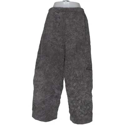 Corduroy pants (Gray) from Turbulence Polyester, Viscose