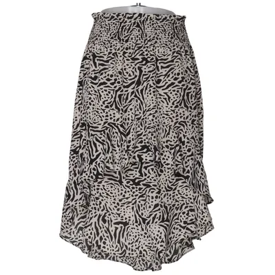 Långkjol (Svart, Vit, Flerfärgad) från Munthe Polyester