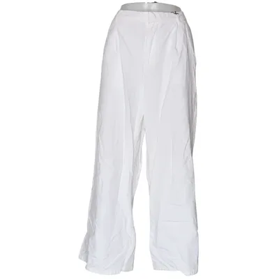 Bukser (Hvid) fra Zara Bomuld, Linned, Viscose