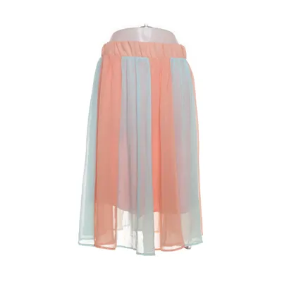 Skirt (Pink, Multicolored) from HUNKØN Polyester, Viscose