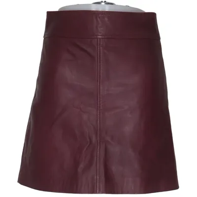 Jupe (Violet) de Sézane Cuir, Viscose