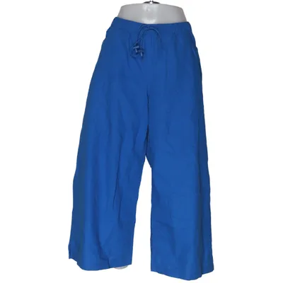 Pantalon patte d'éléphant (Bleu) de Bonprix Coton, Lin