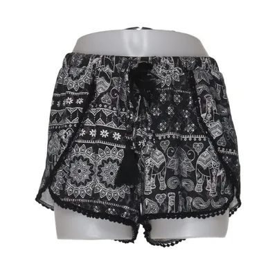 Shorts (Svart, Vit, Flerfärgad) från Hot Kiss Elastan, Polyester