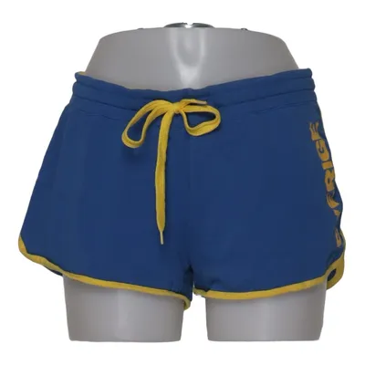 Træningsshorts (Blå, Gul) fra Sverige Bomuld, Elastan