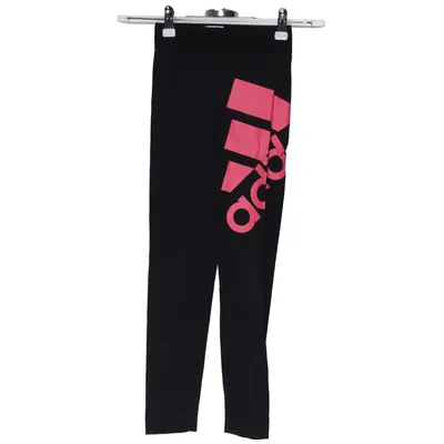 Sportleggings (Zwart, Roze) van Adidas Katoen, Elastaan