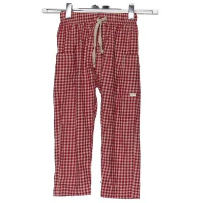 Pyjama broek (Rood, Wit) van Guapoo Organisch katoen