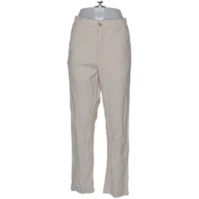 Broek (Beige) van Skagen Katoen, Linnen
