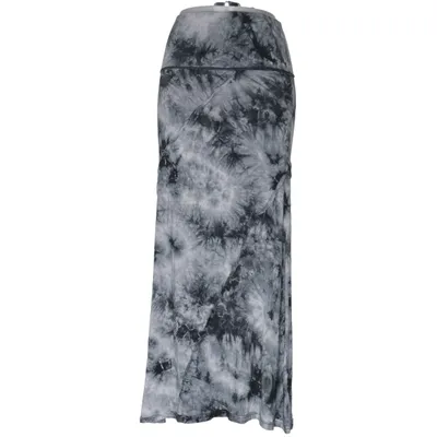 Maxi skirt (Gray, Black) from Coin 1804 Elastane, Viscose