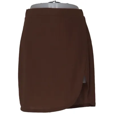 Jupe (Marron) de NLY Élasthane, Polyester