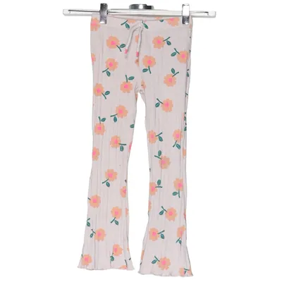 Pantalon (Beige, Multicolore) de Zara Coton, Élasthane