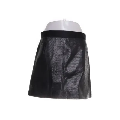 Rok (Zwart) van Giambattista Valli x H&M Leer, Viscose