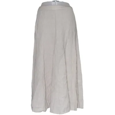 Maxi skirt (Beige) from Made in italy Linen