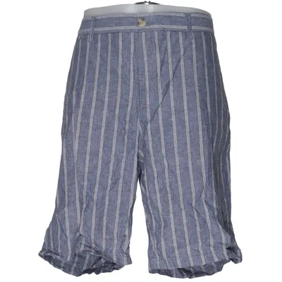 Short (Bleu, Blanc) de Dressmann Coton, Lin