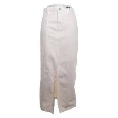 Maxi rok (Off-white) van Zara Katoen