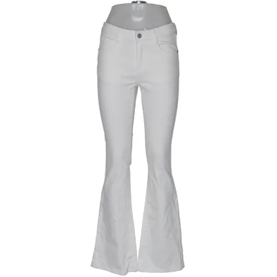 Jeans (Vit) från Dora Bomull, Elastan
