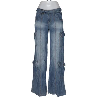 Cargo broek (Blauw) van Jaded London Katoen