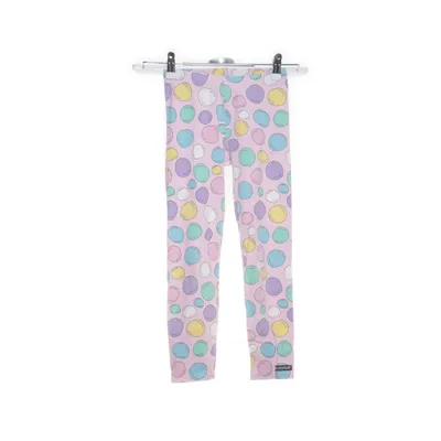 Leggings (Pink, Flerfarvet) fra Villervalla Økologisk bomuld, Elastan