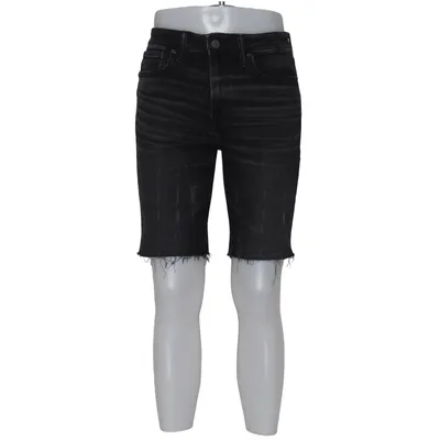 Denim shorts (Zwart) van American Eagle Katoen, Elastaan, Polyester