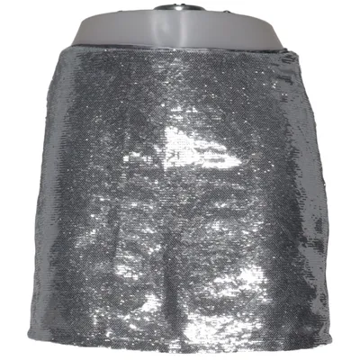 Rok (Zilver) van Mango Elastaan, Polyester