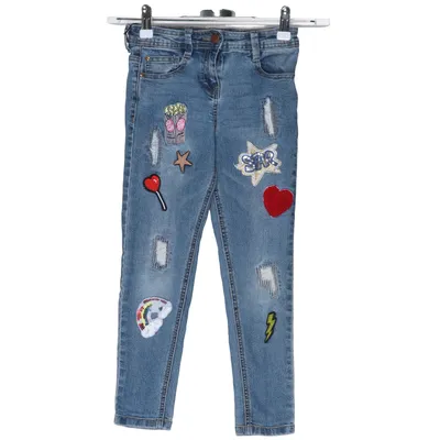 Jeans (Blå, Flerfärgad) från George Bomull, Elastan, Polyester, Viskos