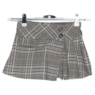 Skirt (Beige, Black, Green) from Zara Cotton