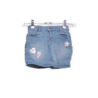 Denim skirt (Blue) from Vertbaudet Cotton, Elastane