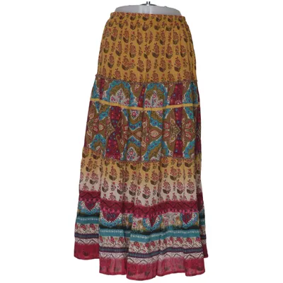 Maxi skirt (Yellow, Multicolored) from Derhy