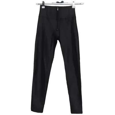 Legging (Noir) de Freddy Coton, Élasthane