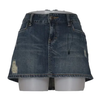 Denim skirt (Blue) from Fishbone Cotton