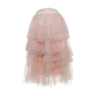 Tulle skirt (Beige) from Chicwish