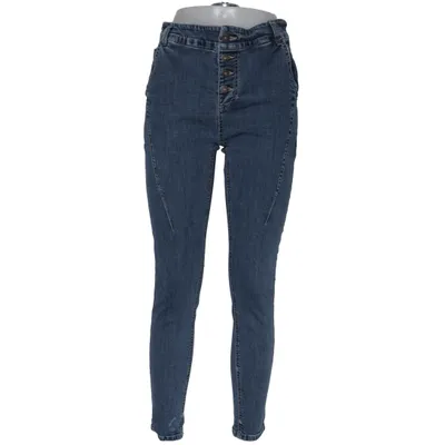 Jeans (Blå) fra Maryley Bomuld, Elastan