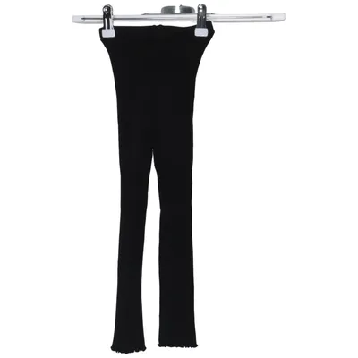 Leggings (Zwart) van Uniqlo Kids Katoen, Elastaan, Modal, Polyamide