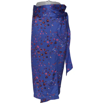 Jupe portefeuille (Bleu, Multicolore) de Never Fully Dressed Polyester
