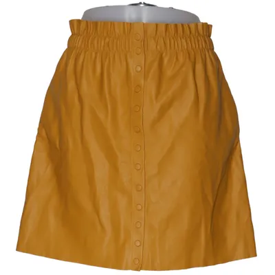 Rok (Geel) van Zara Knit Polyester, Polyurethaan